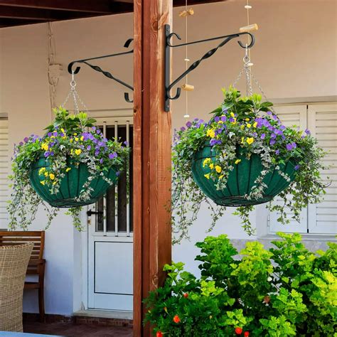 Metal Hanging basket brackets Plants & Planters